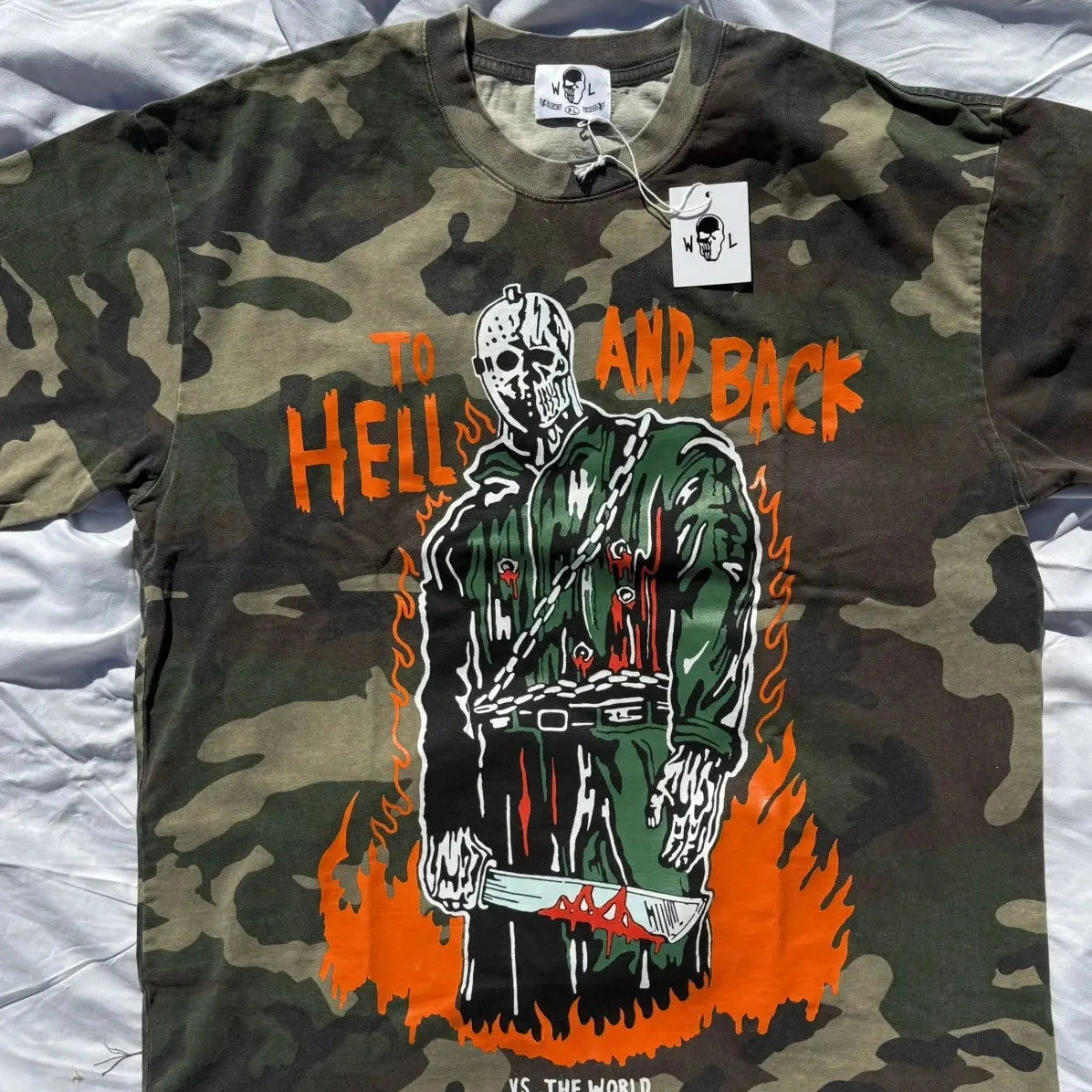 Warren Lotas To Hell and Back Woodland Camo Shirt