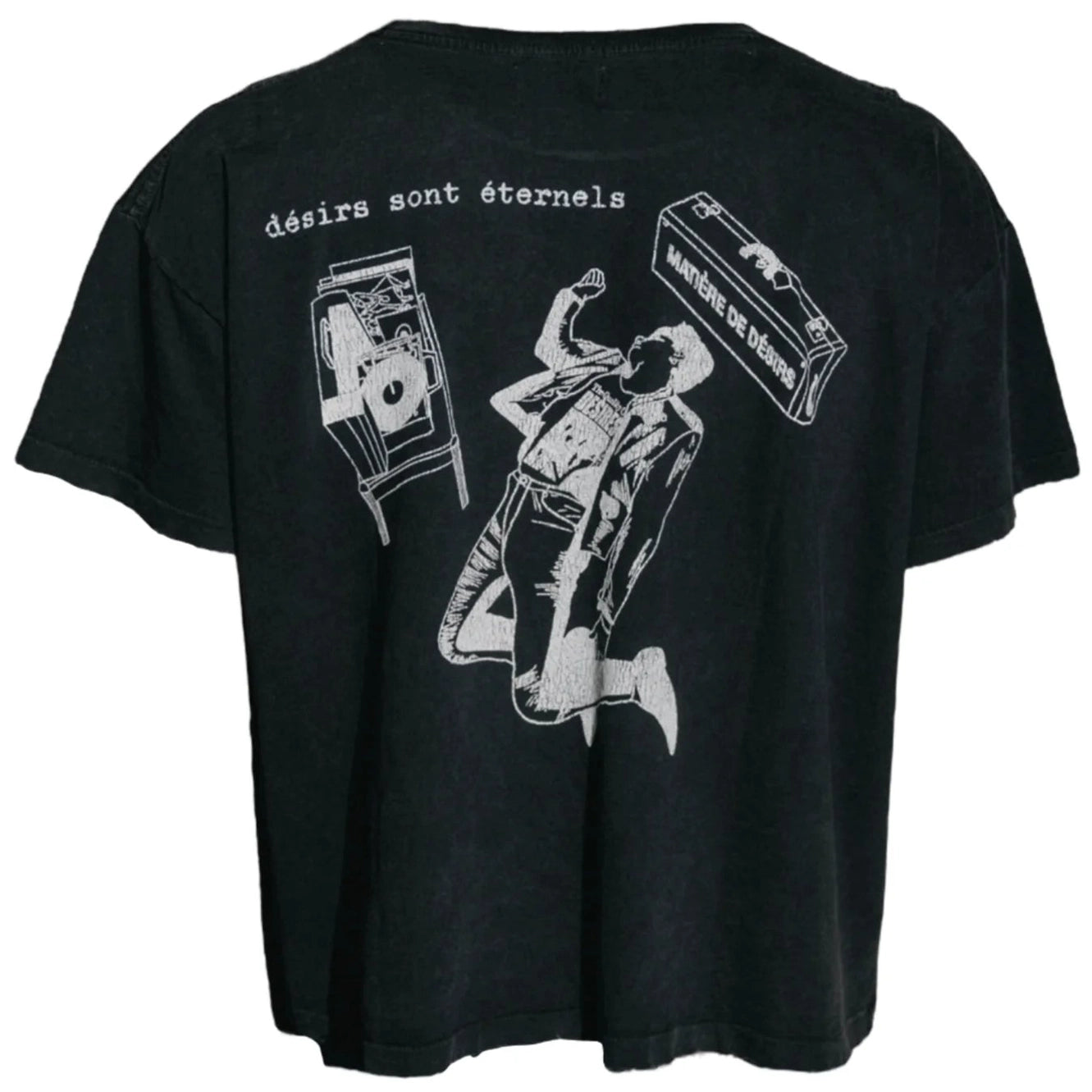 QUALITY OF DESIRES T-SHIRT ‘FADED BLACK’