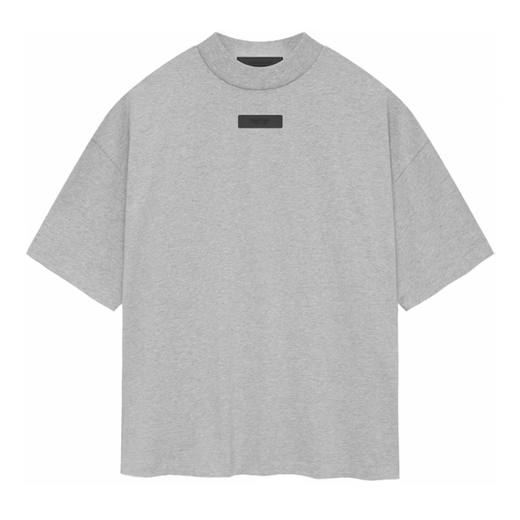 Essentials Fear Of God Crewneck Tee Light Heather Gray SS24