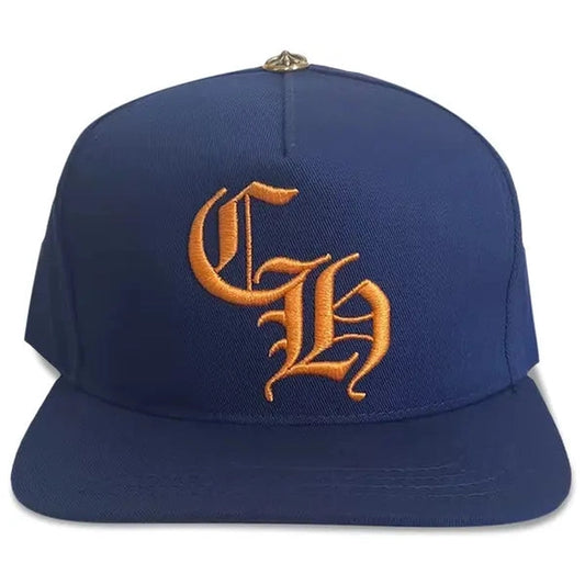 Chrome Hearts CH Snapback Navy/Orange