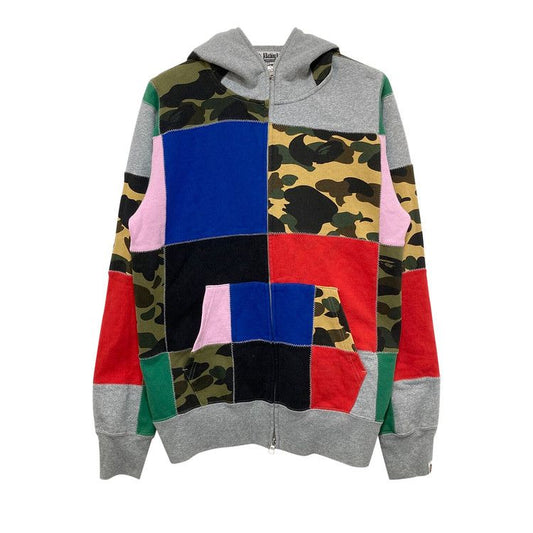 BAPE Patchwork Full Zip Hoodie 'Multicolor'