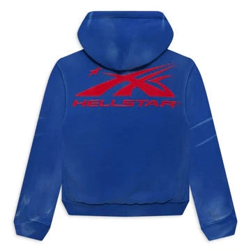 Hellstar Gel Hoodie Blue