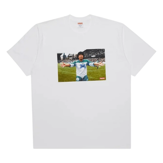 Supreme Maradona Tee White