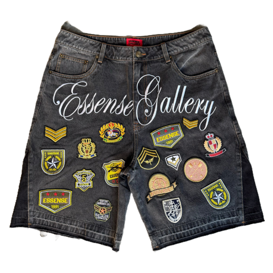 Essense Gallery Patch Jorts