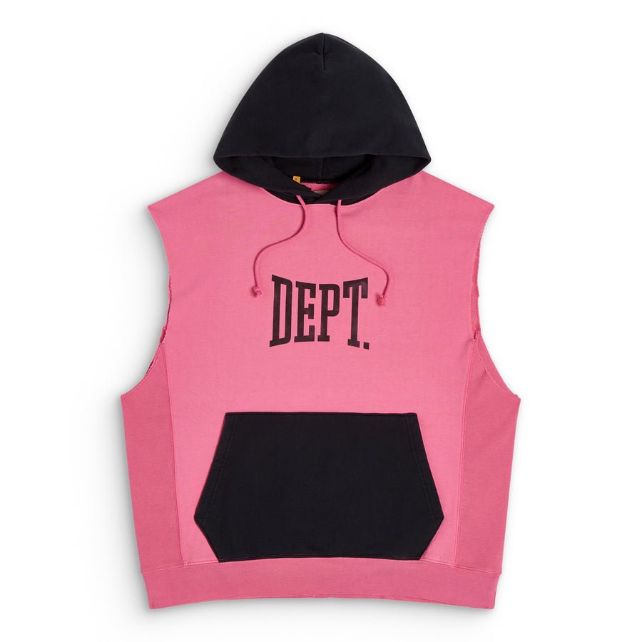 Gallery Dept Boxing Cut Off Hoodie Flo Pink - Luxury Depot 859