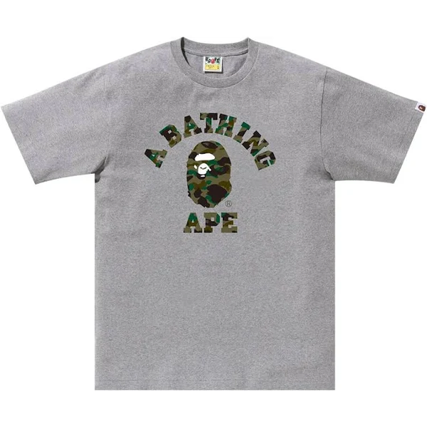 BAPE Men's 1st Camo College Tee