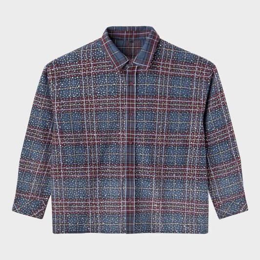 HMDD Disco Flannel (Navy & Red)