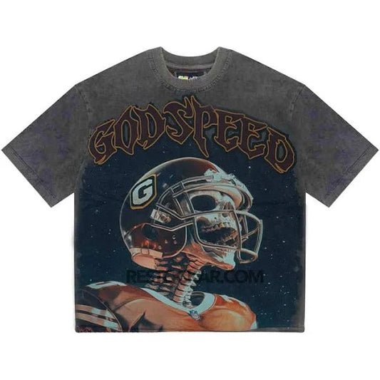Godspeed Morale Tee Grey Wash